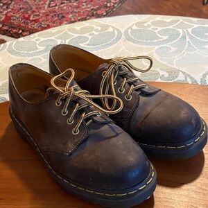 Dr. Martens Dark Brown Leather Oxfords
